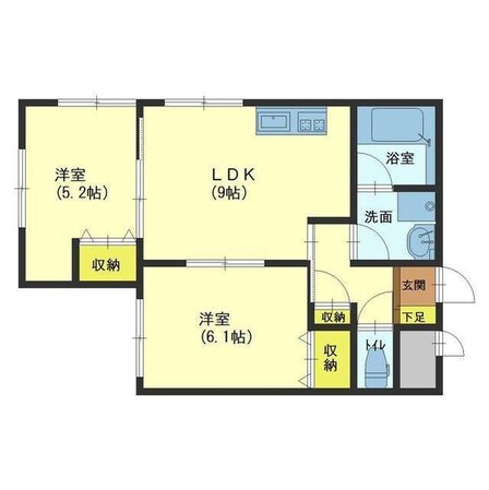 南布瀬ハウスの物件間取画像